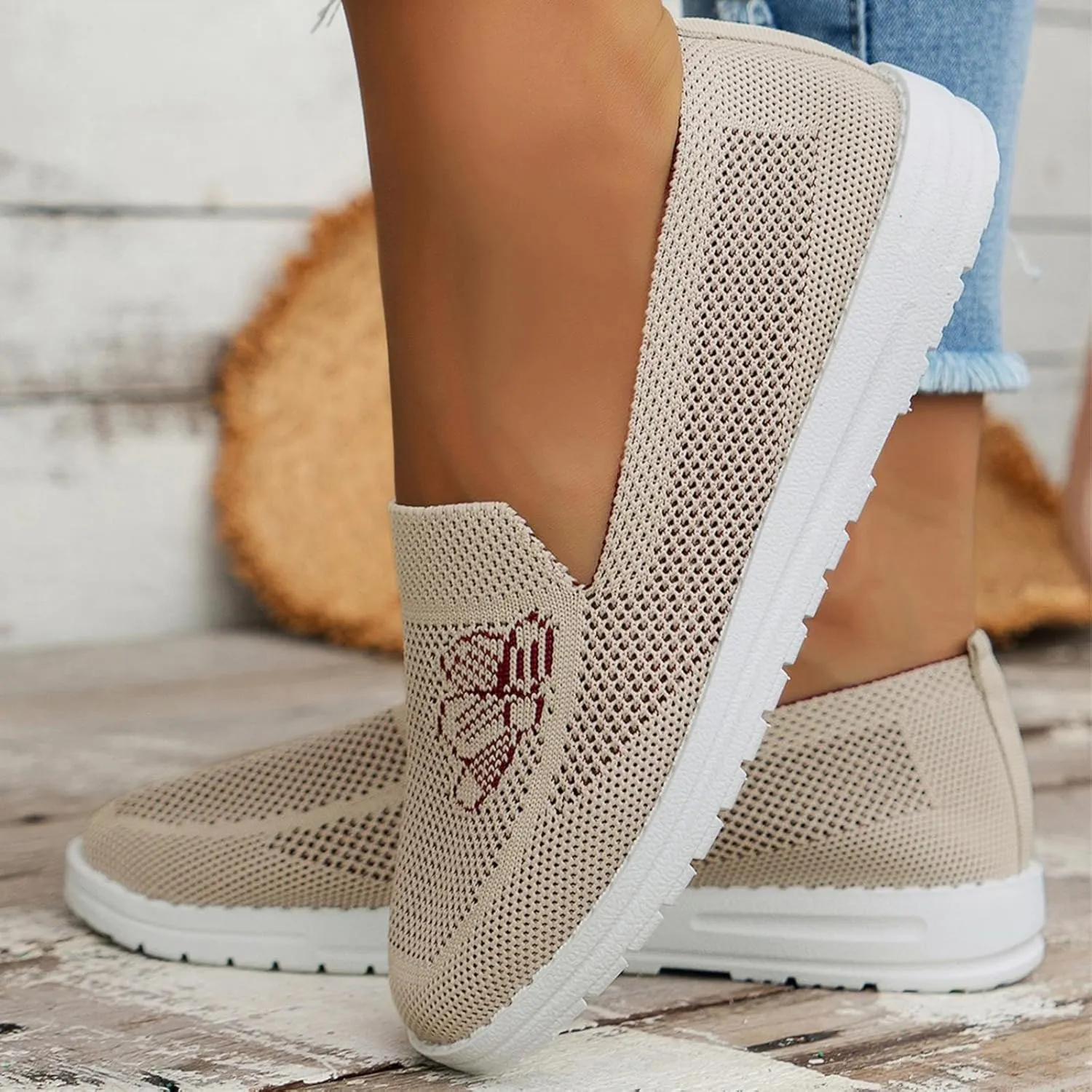 Slip On Walking Shoes for Women Size 5.5 Women's Wide Width Slip Resistant Athletic Work Shoes Sneakers Women Trendy Fashion Womens High Tops Sneakers Slip Resistant Women's Black Work Shoes Size 9