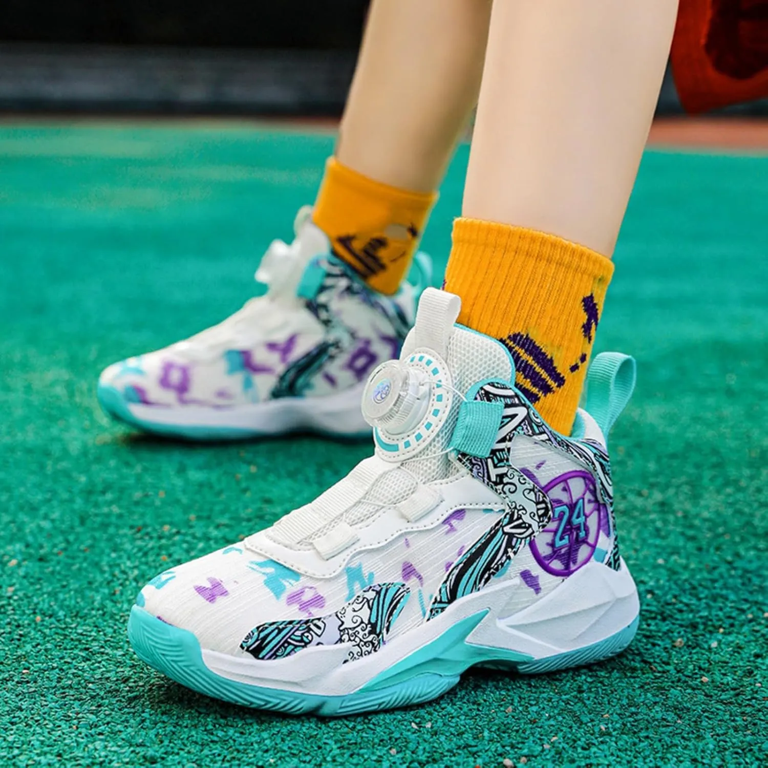 Student Basketball Shoes, Men's Cool Running Shoes, Youth Breathable Mesh Fashion Casual Sneakers
