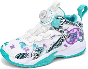 Student Basketball Shoes, Men's Cool Running Shoes, Youth Breathable Mesh Fashion Casual Sneakers