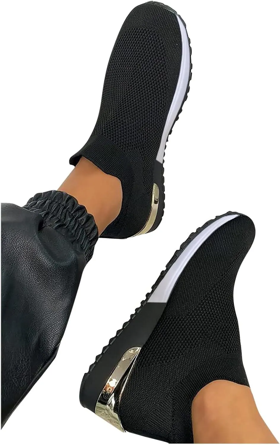 Tennis Shoes Womens Walking Wine Red Zapato Antiderrapante Mujer Black Sneakers for Women Comfortable for Work Womens Walking Shoes Slip On Sneakers Women Orthopedic Sneakers Walking Shoes