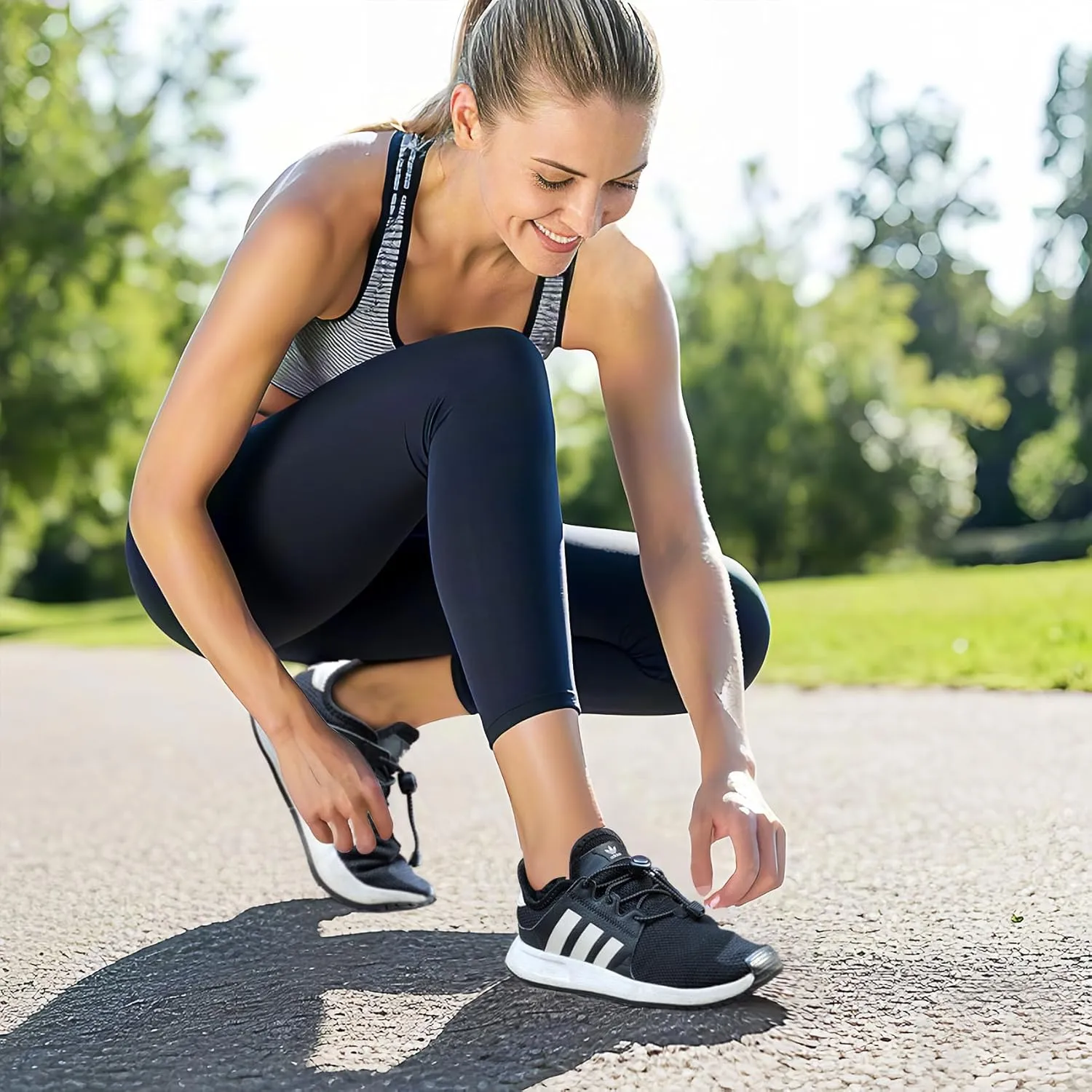 Tieless Elastic No Tie Shoelaces - Heavy Duty Shoe Laces for Kids and Adults, Running, Hiking, Tennis, and Daily Wear