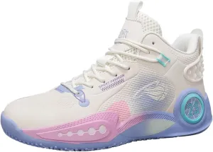 Unisex Basketball Shoes with High Top Straps Anti Slip Wear-Resistant Sports Training Boots