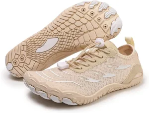 Water Shoes for Women Wide Width, Lightweight Non Slip Shoes, Barefoot Footwear Neuropathy, Grounded Footwear for Women, Zero Drop Beach Walking Shoe, Athletic Sneakers for Running Walking Hiking