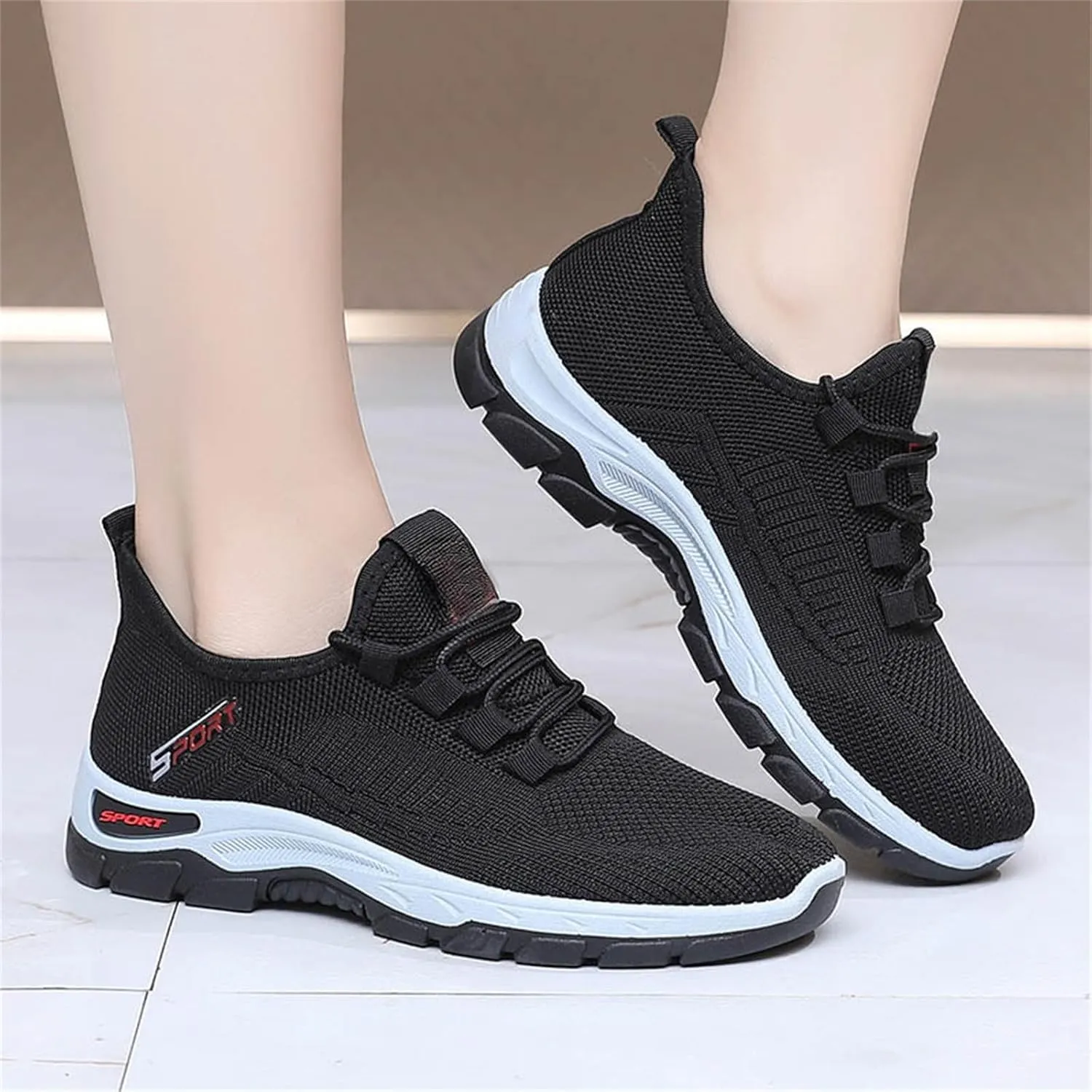Wide Toe Box Shoes for Women Men Gym Tennis Athletic Mesh Sneakers Non-Slip Ultra Light Running Sneaker Lightweight Breathable Walking Shoes Tennis Workout Training Arch Support Shoe