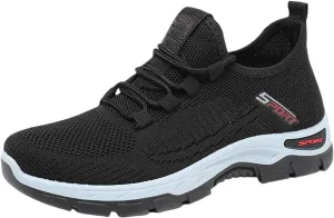 Wide Toe Box Shoes for Women Men Gym Tennis Athletic Mesh Sneakers Non-Slip Ultra Light Running Sneaker Lightweight Breathable Walking Shoes Tennis Workout Training Arch Support Shoe