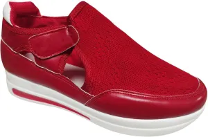 Women Breathable Mesh Slip On Shoes Casual Comfortable Walking Sneakers Lightweight Flats Non Slip Loafers