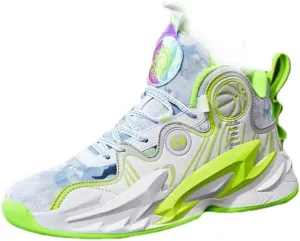 Womens Breathable Lace Up Basketball Shoes Fahsion High Top Non-Slip Running Sneakers Lightweight Outdoor Tennis Gym Shoes
