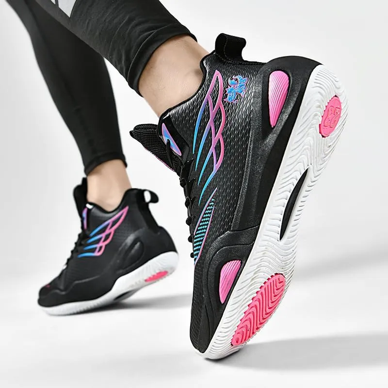 Womens Mens Basketball Shoes Lightweight Fashion Athletic Sneakers Breathable Comfortable Non Slip Unisex-Adult Outdoor Sports Training Shoes for Running Walking