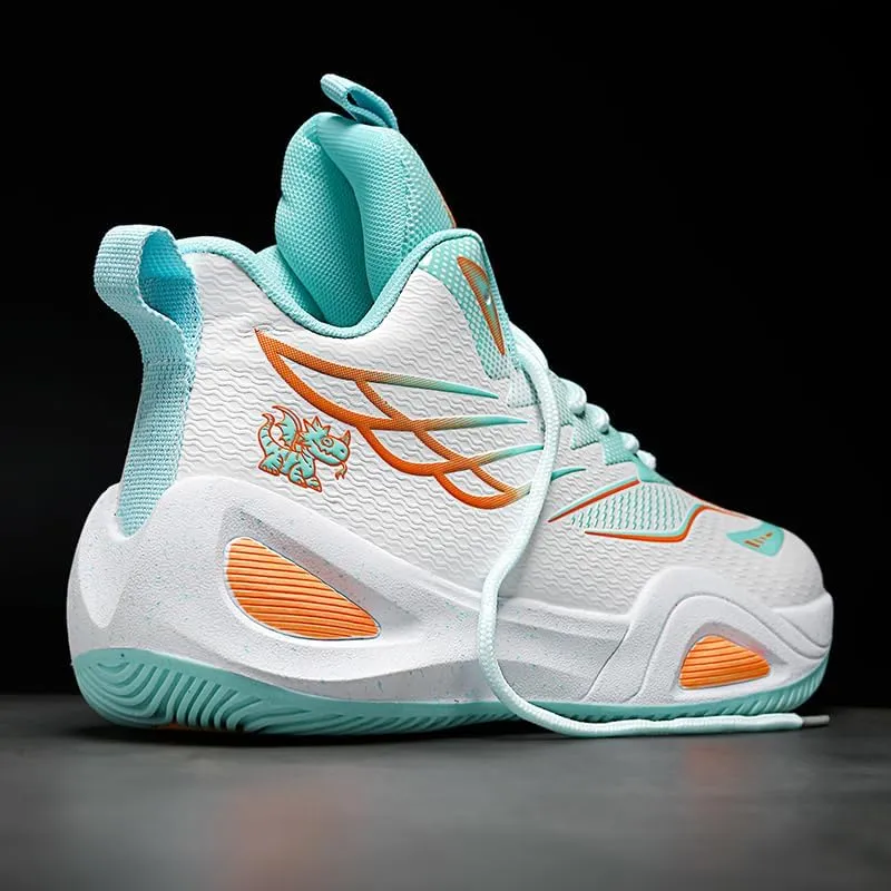 Womens Mens Basketball Shoes Lightweight Fashion Athletic Sneakers Breathable Comfortable Non Slip Unisex-Adult Outdoor Sports Training Shoes for Running Walking