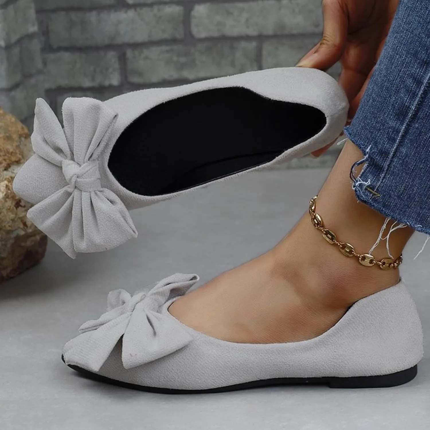 Women's Slip-On Loafer Loafers Sneakers for Daily Walking Women's Comfort Penny Loafers with Arch Support