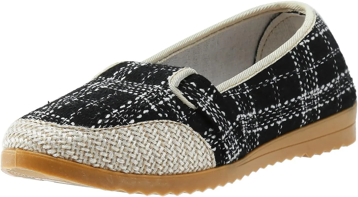 Womens Slip-On Loafers Casual Boat Loafers Shoes for Women Women's Comfort Penny Loafers with Arch Support