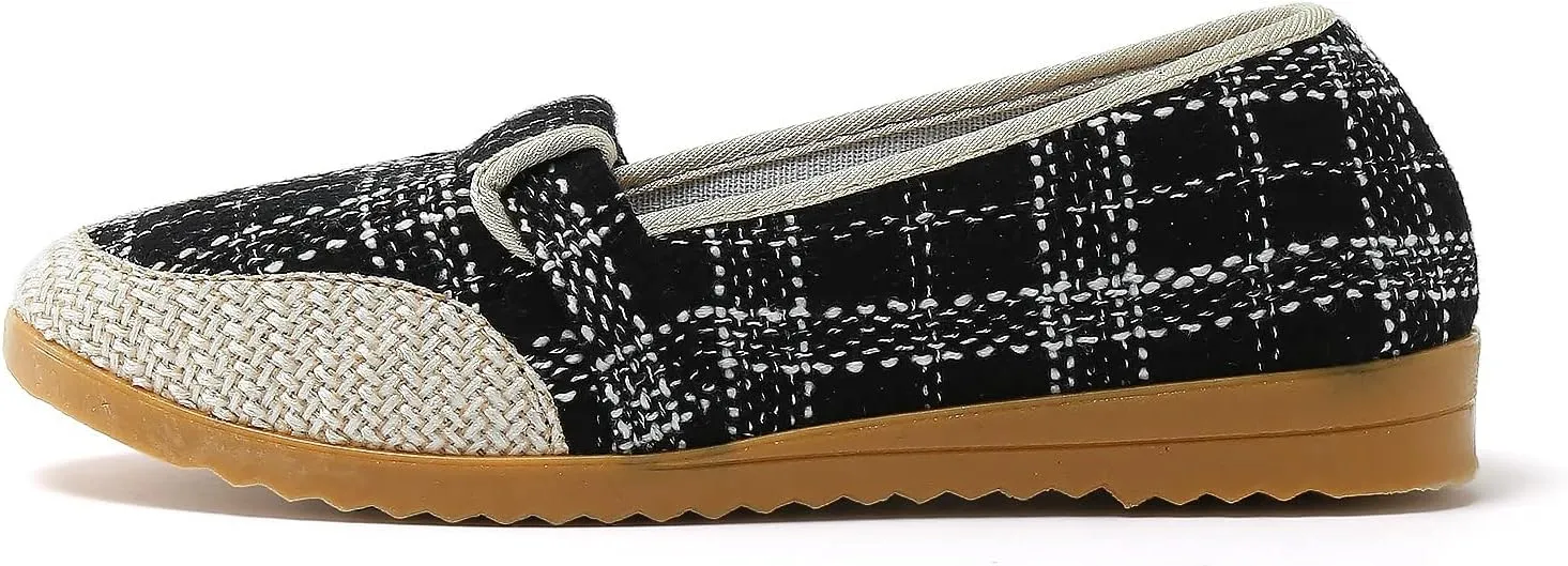 Womens Slip-On Loafers Casual Boat Loafers Shoes for Women Women's Comfort Penny Loafers with Arch Support