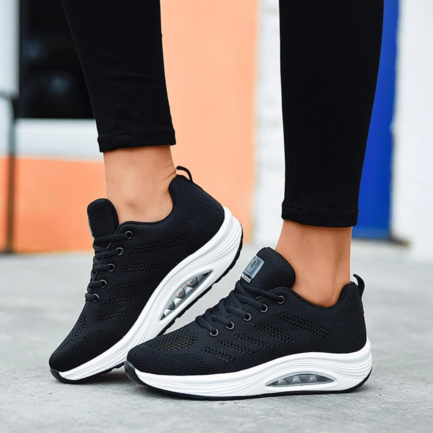 Women's Slip on Walking Shoes Non Slip Lightweight Casual Breathable Tennis Shoes Outdoor Casual Fitness Shoe