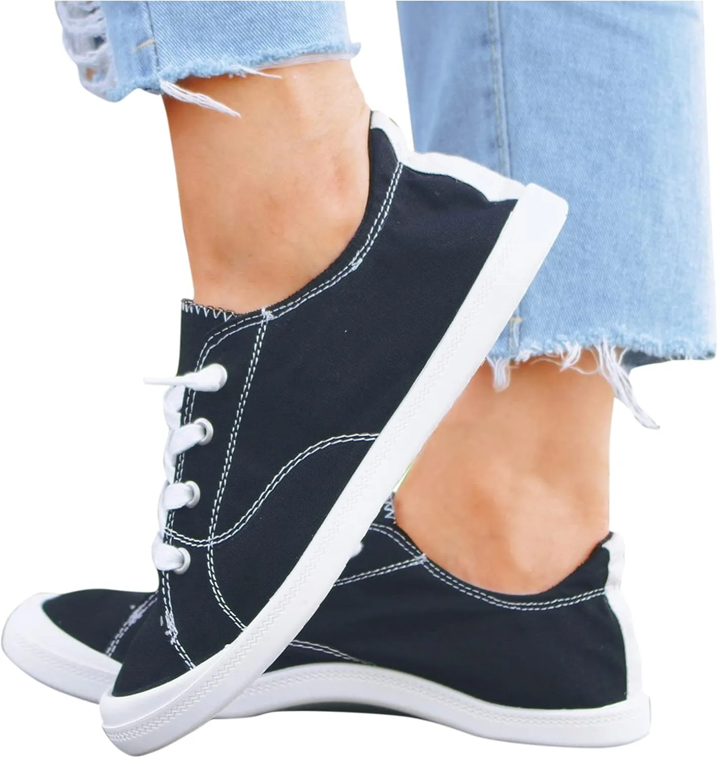 Womens Trail Running Shoes Size 11 Wide Womens Non Slip Work Shoes Wide Width Black Dressy Flats Shoes Women Womens Platform Sneakers Fashion Slip On Walking Shoes Women Black