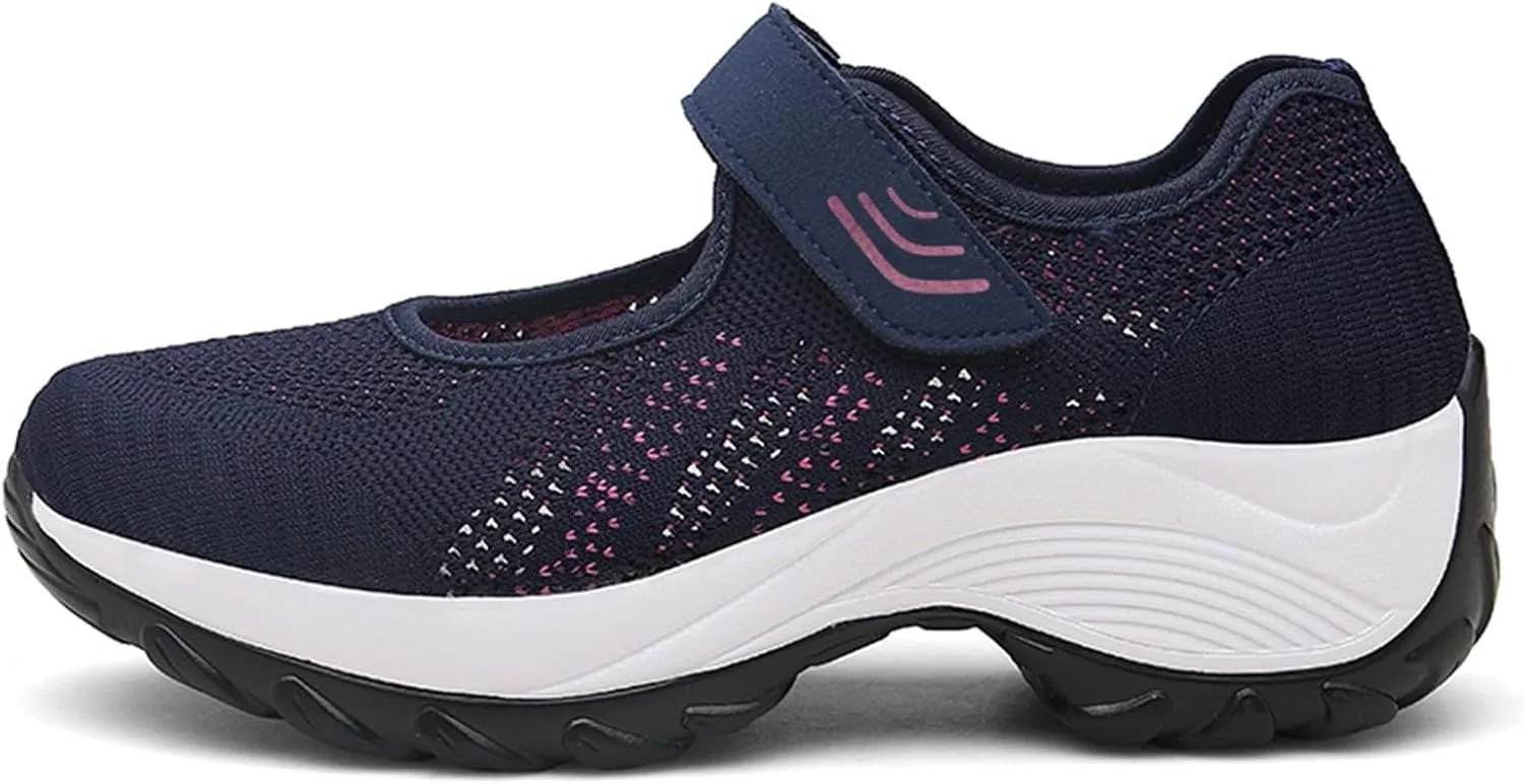 Womens White Platform Sneakers High Top Platform Shoes Fashion Canvas Basketball Shoes Womens Platform Loafers Slip On Canvas Sneakers for Women