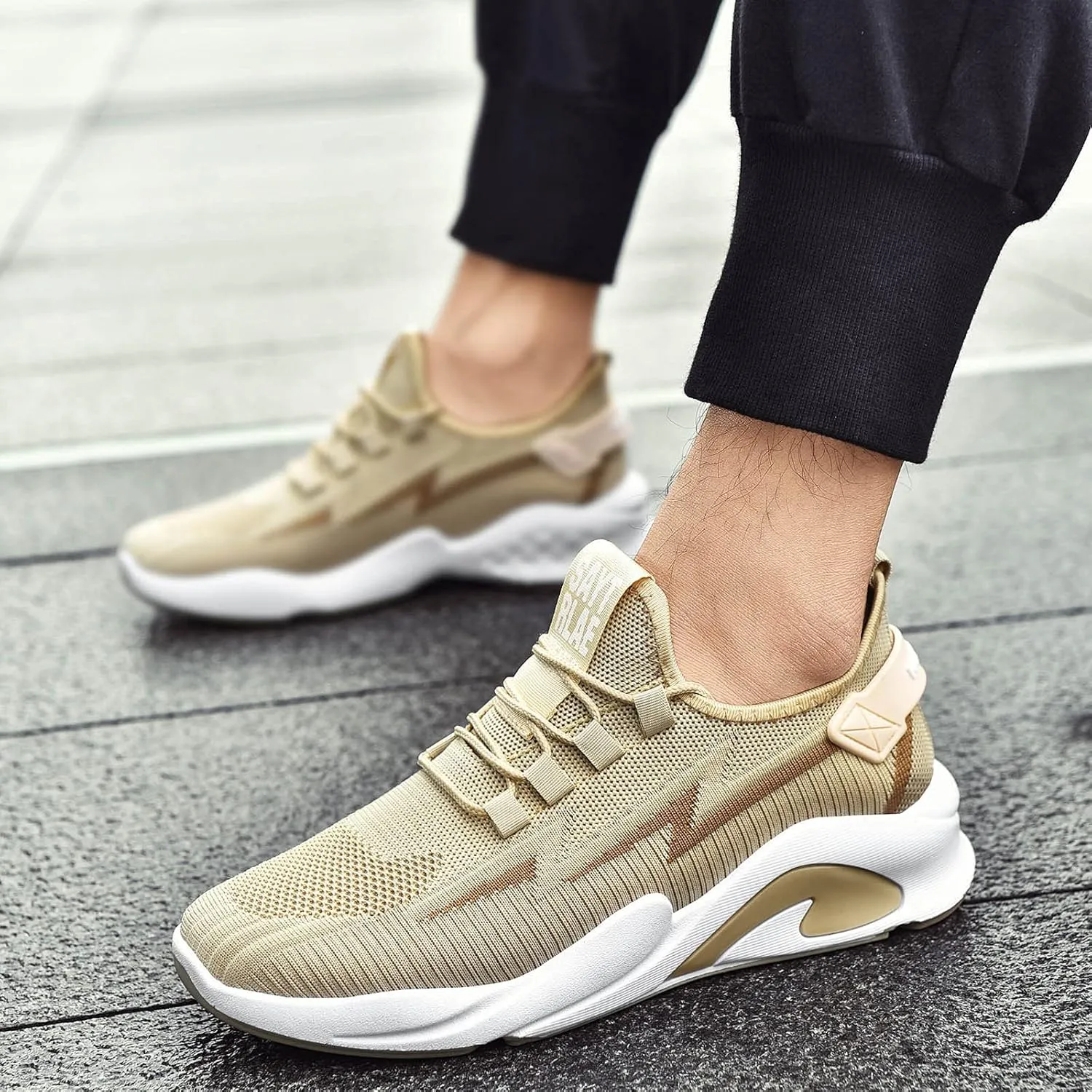 Workout Athletic Sport Shoes for Men Breathable Mesh Comfortable Tennis Shoe Lightweight Diabetic Shoes for Men