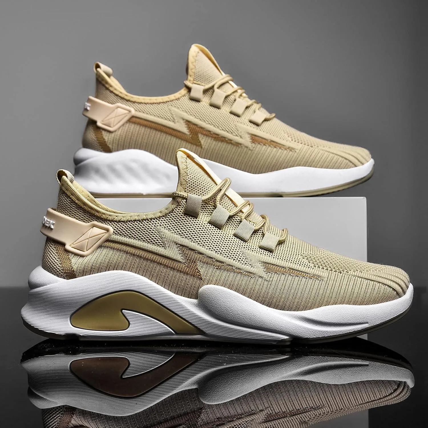 Workout Athletic Sport Shoes for Men Breathable Mesh Comfortable Tennis Shoe Lightweight Diabetic Shoes for Men