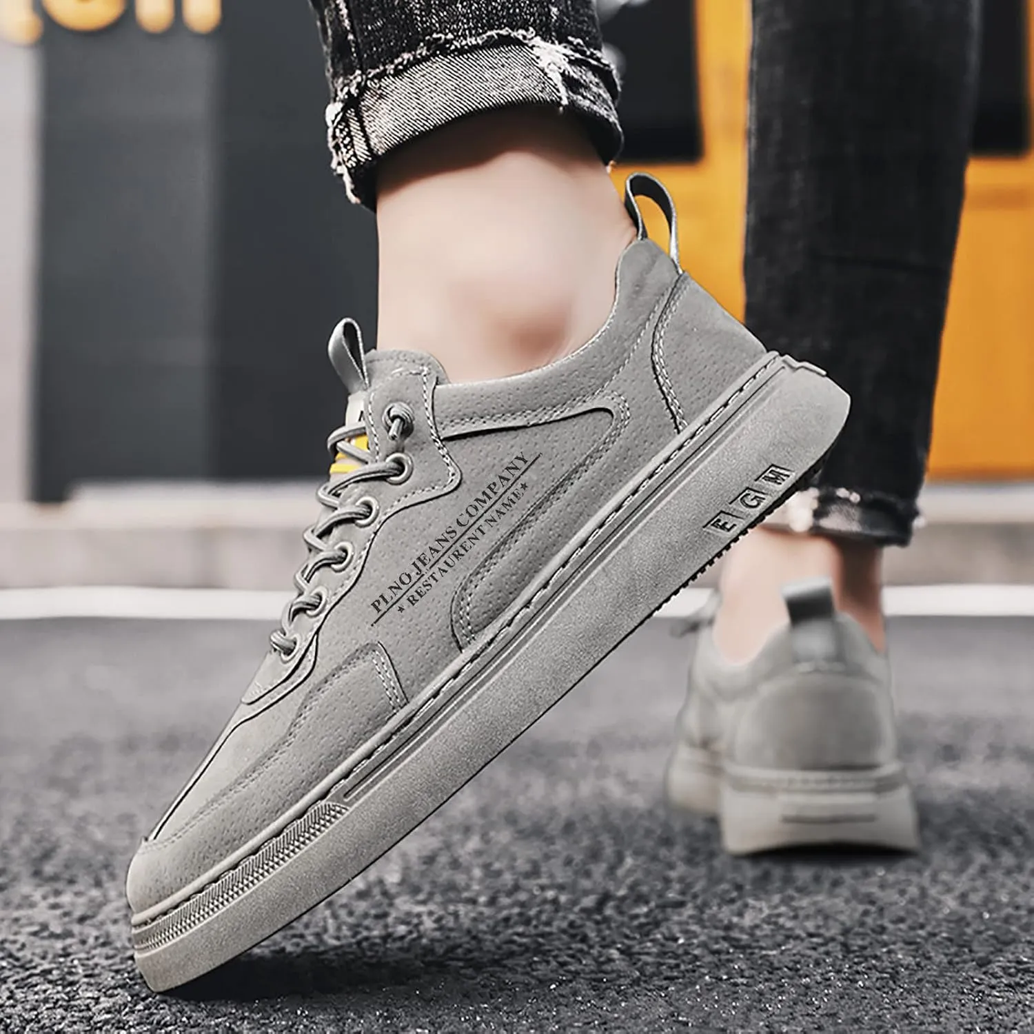 Workout Athletic Sport Shoes for Men Breathable Mesh Comfortable Tennis Shoe Men's Lightweight Cushion Sneakers