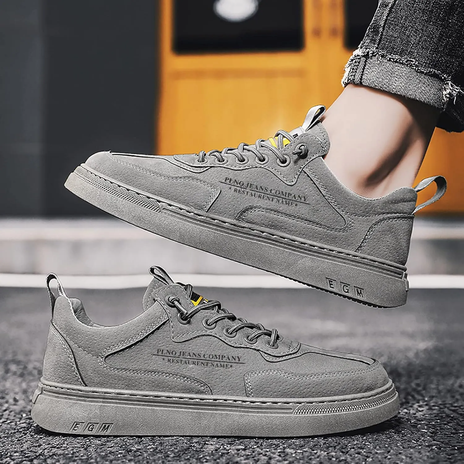 Workout Athletic Sport Shoes for Men Breathable Mesh Comfortable Tennis Shoe Men's Lightweight Cushion Sneakers