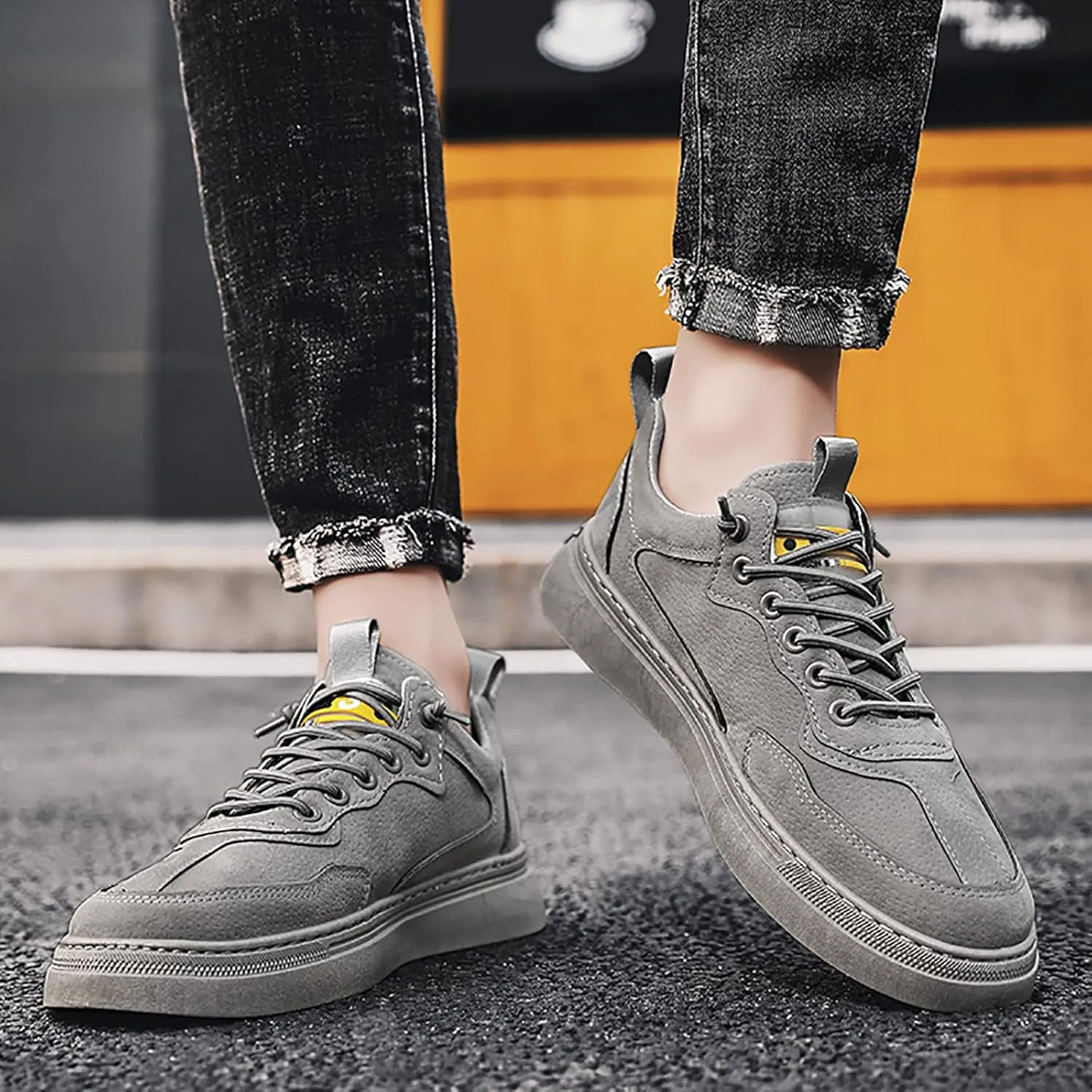Workout Athletic Sport Shoes for Men Breathable Mesh Comfortable Tennis Shoe Men's Lightweight Cushion Sneakers