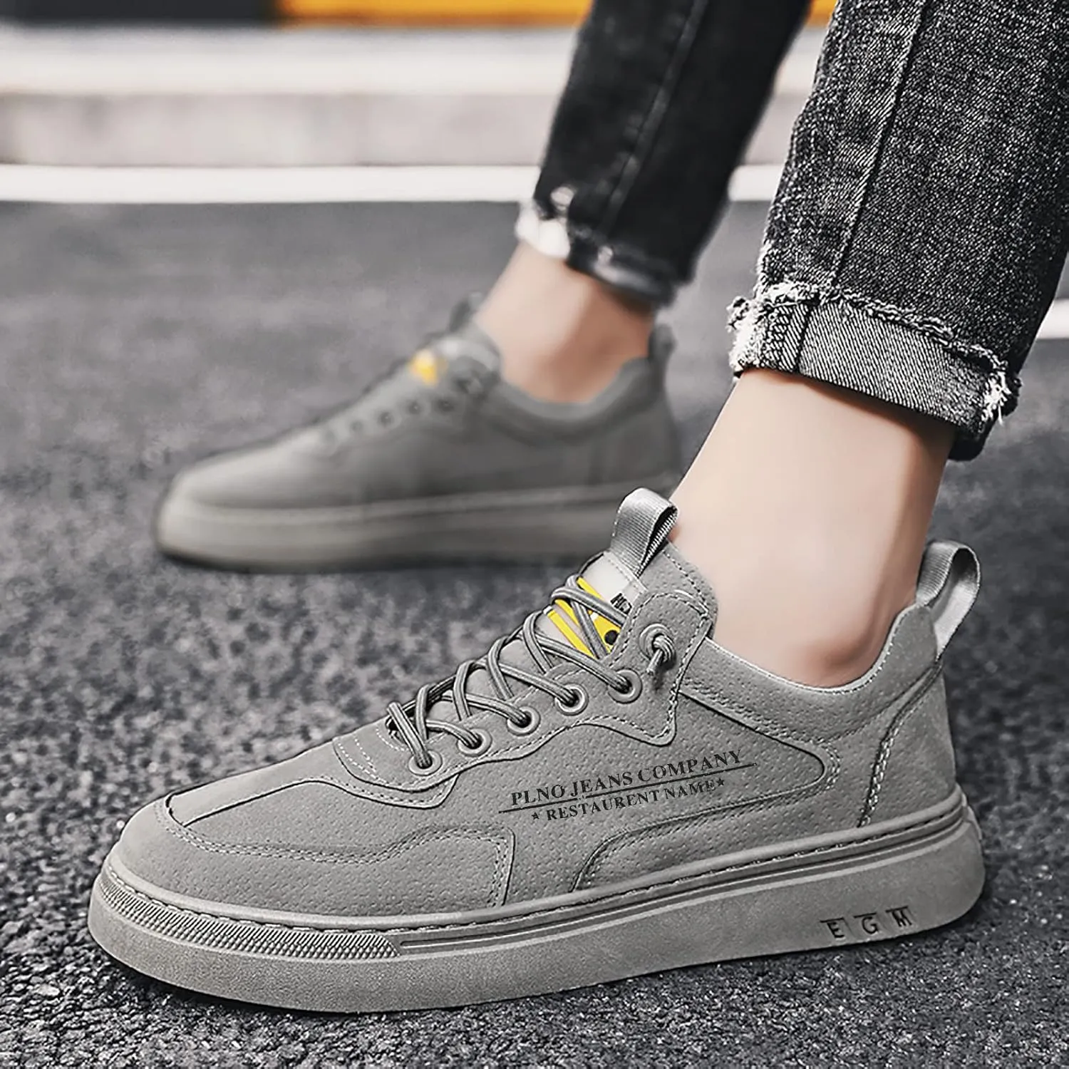 Workout Athletic Sport Shoes for Men Breathable Mesh Comfortable Tennis Shoe Men's Lightweight Cushion Sneakers