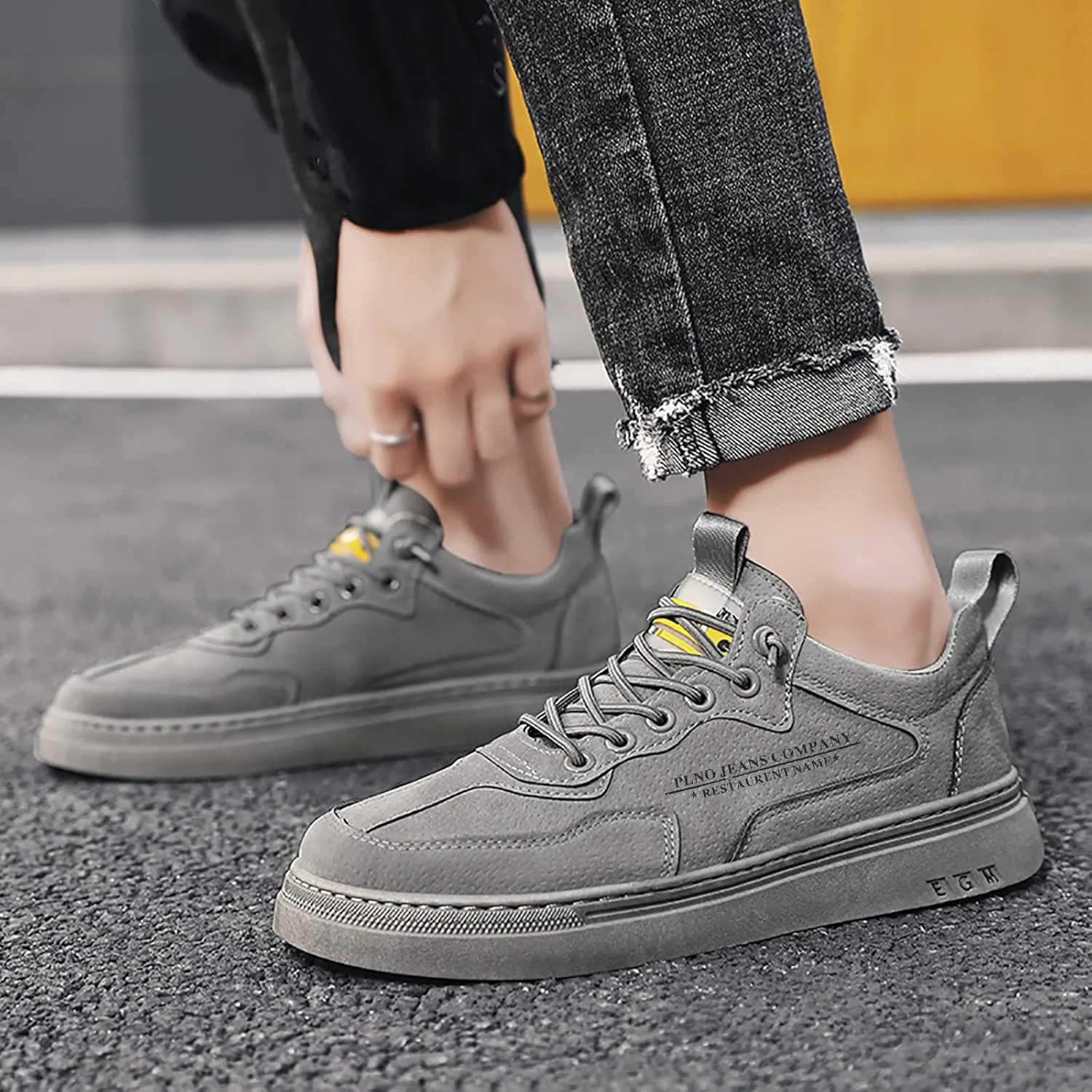 Workout Athletic Sport Shoes for Men Breathable Mesh Comfortable Tennis Shoe Men's Lightweight Cushion Sneakers
