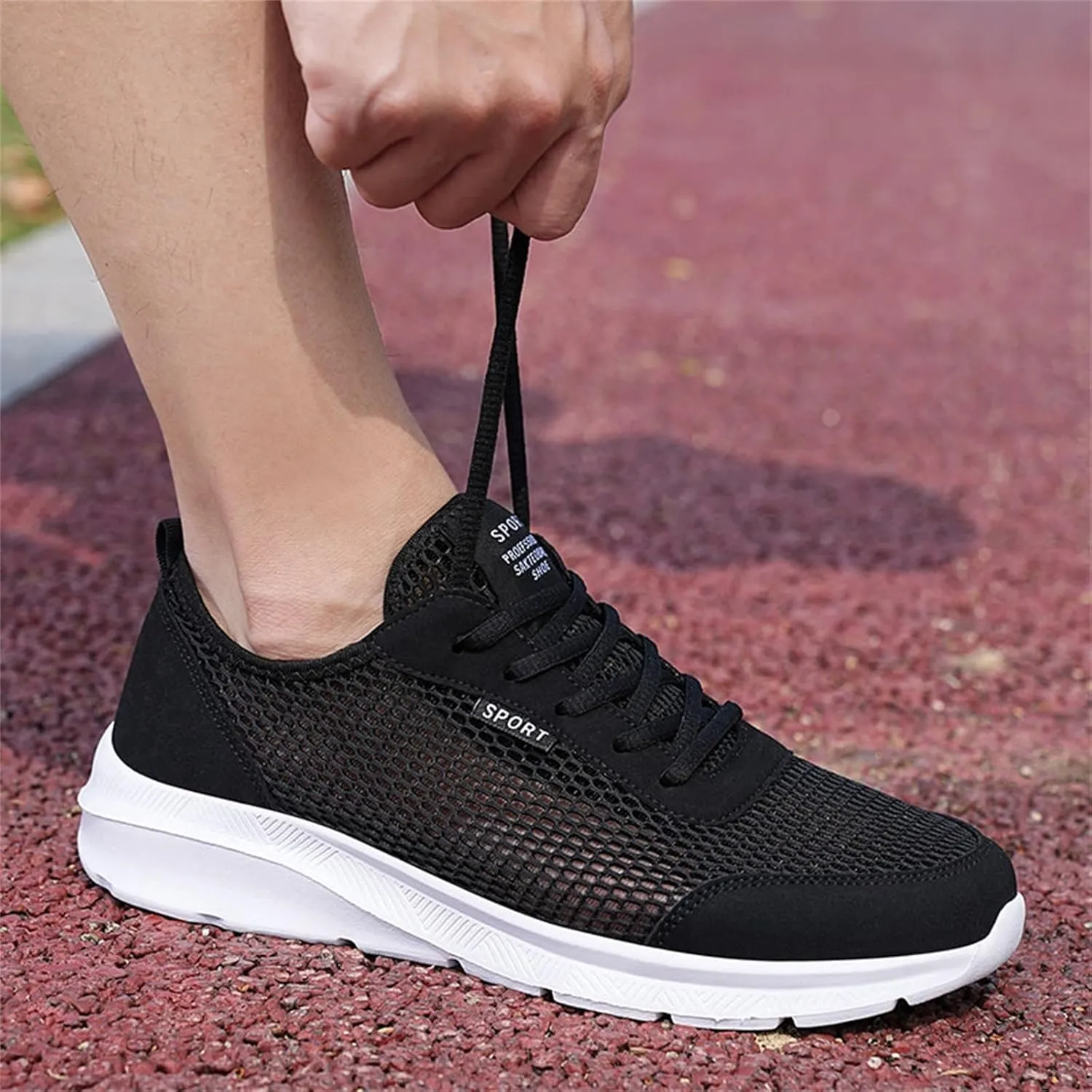 Workout Athletic Sport Shoes for Men Breathable Mesh Comfortable Tennis Shoe Men's Stylish Lightweight Sneakers