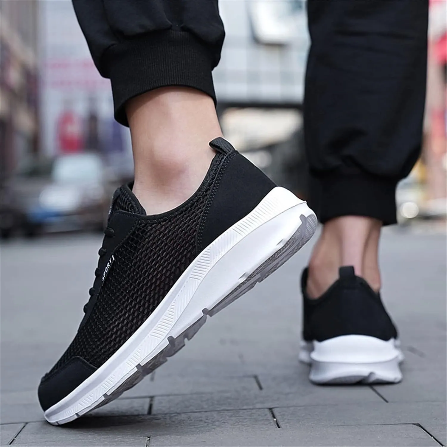 Workout Athletic Sport Shoes for Men Breathable Mesh Comfortable Tennis Shoe Men's Stylish Lightweight Sneakers